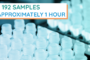 Process 192 samples in approximately 1 hour with our High Throughput method