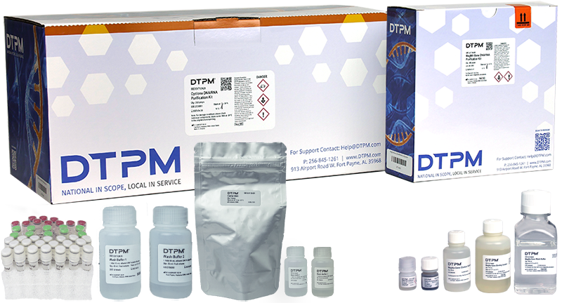 The DTPM Cyclone and MagNA-Gene DNA/RNA Purification Kits with Contents